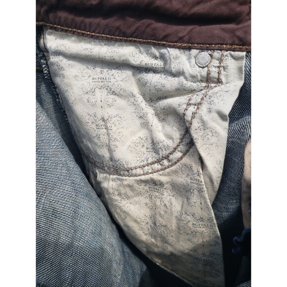 Buffalo David Bitton Jeans Men Sz 30 Fit 32 X 30.5 Domax Straight Leg Blue Denim - Picture 16 of 16